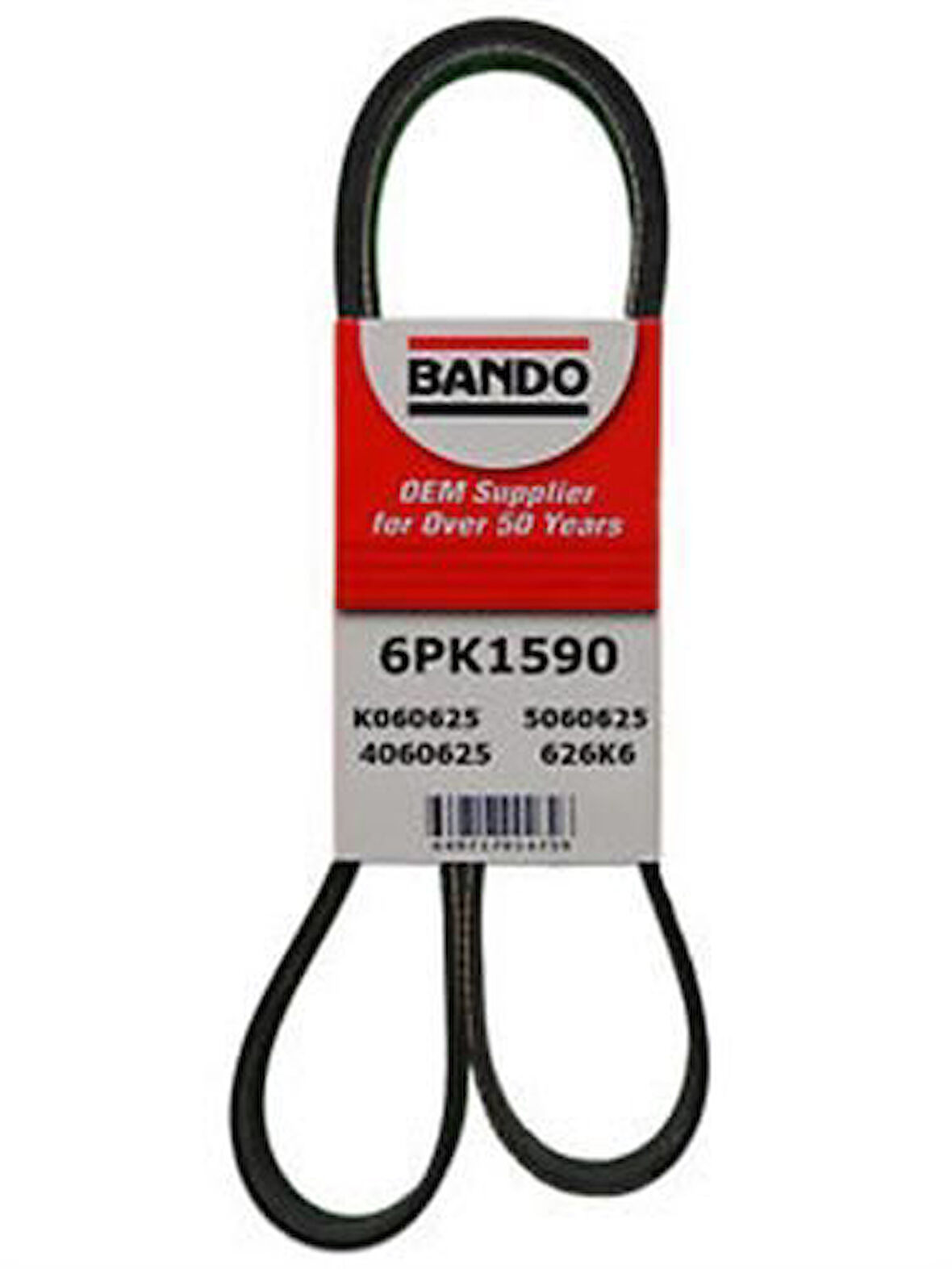 Bando 6PK1590 Kanallı Kayış Opel Astra G Combo Corsa C Meriva 1.7DTI 16V (99 04) 68412Xs 1340662