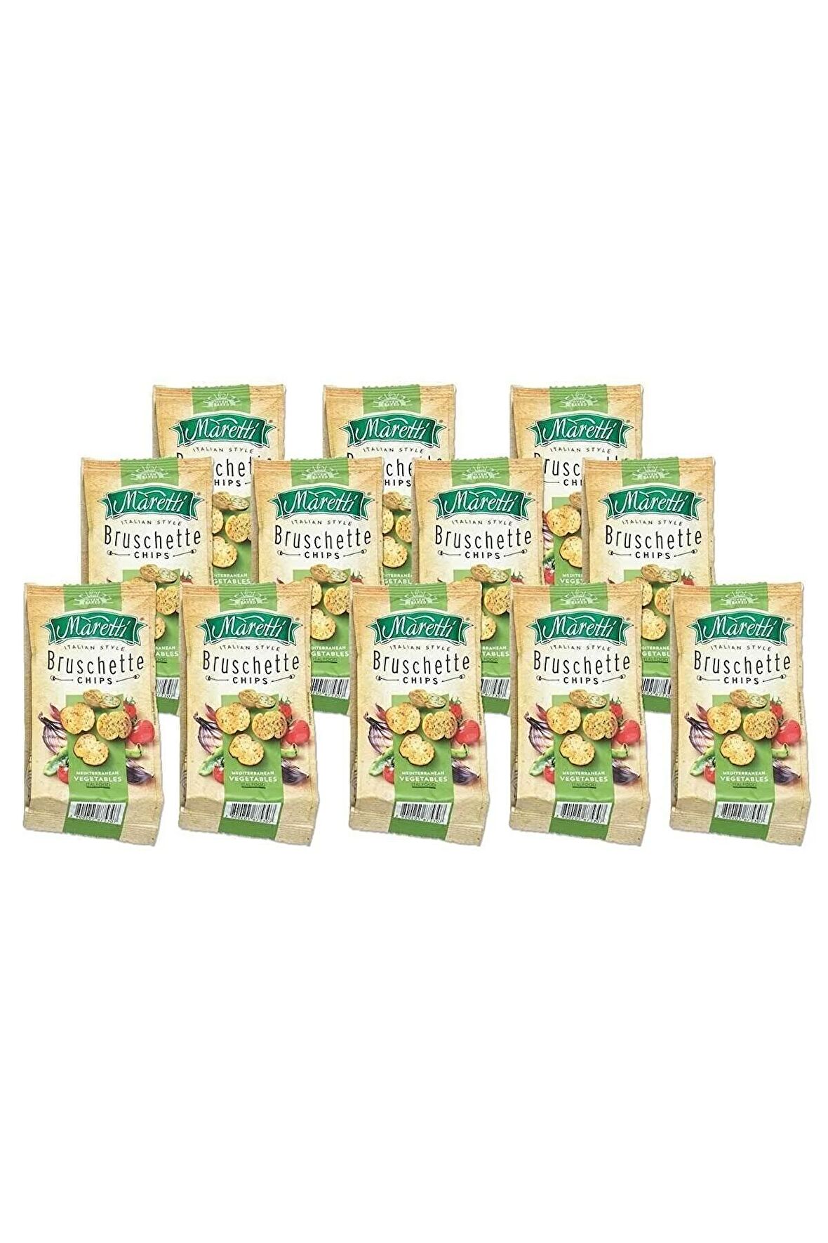 Maretti Bruschette Medıterranean Vegetables 70gr X12