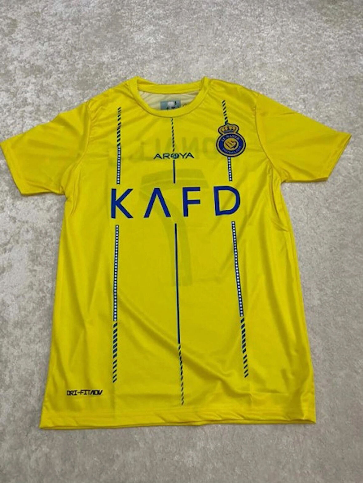 Bite Nose Al-Nassr 23/24 Sarı T-Shirt Iç Halı Saha  Forma