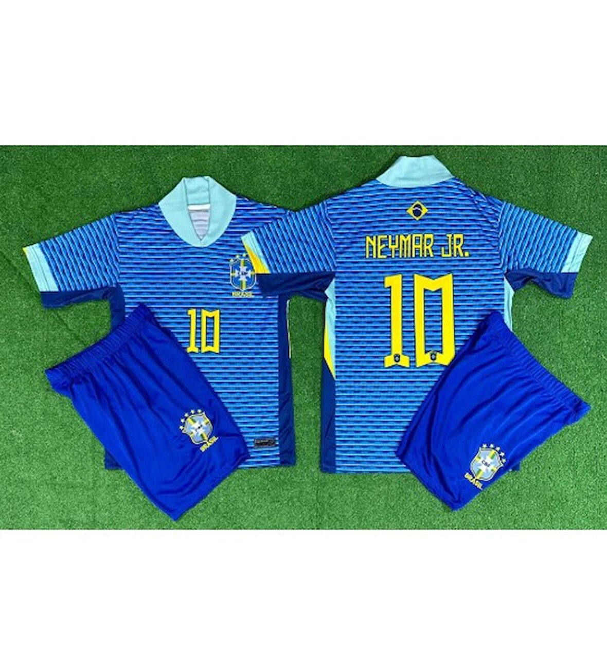 Neymar Lacivert 2024/25 Brezilya Çocuk Forma takımı
