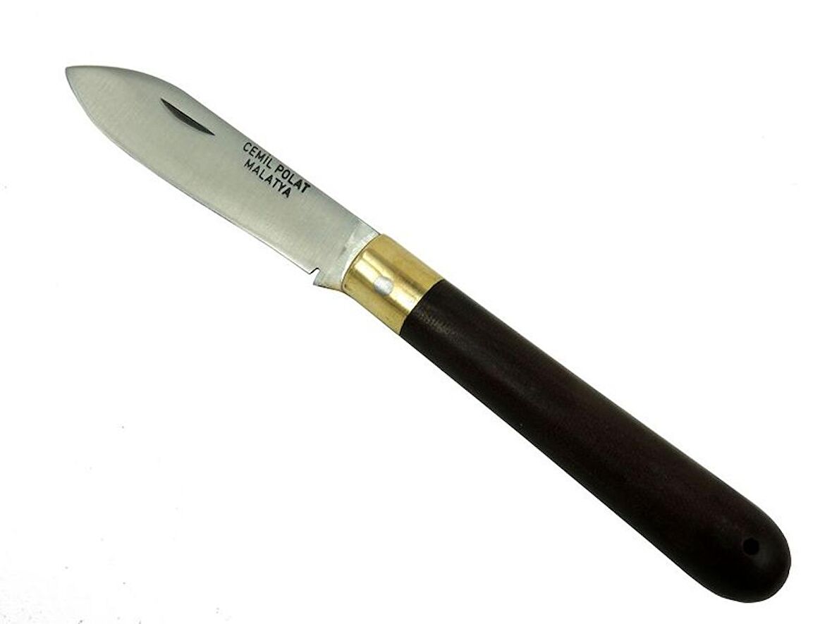 Cemil Polat Malatya Çakısı 18 cm - Tek Sarılı Ahşap Saplı