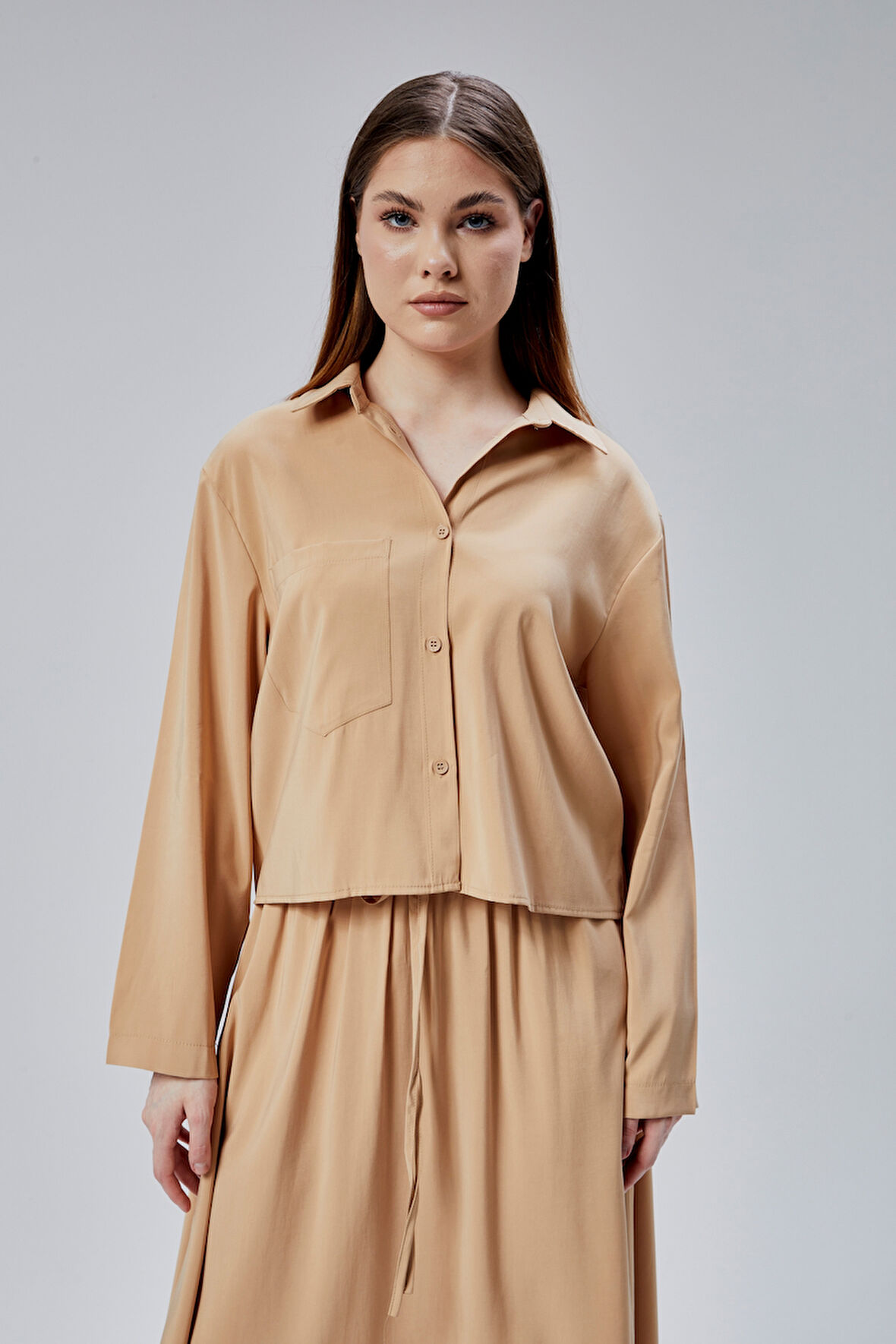 Vizon Oversize Gömlek