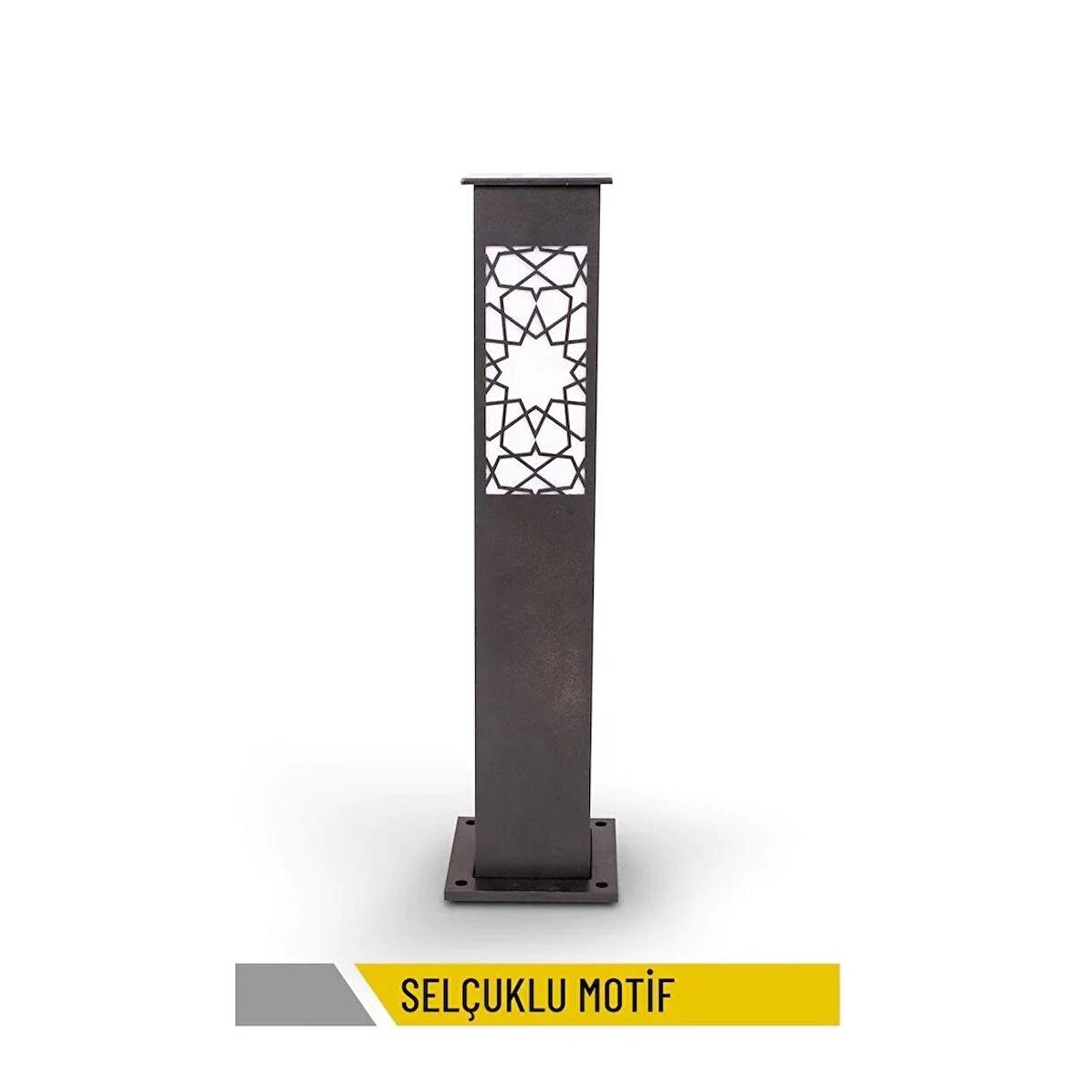 Ekaldes Selçuklu Motifli Bollard Bahçe Aydınlatması