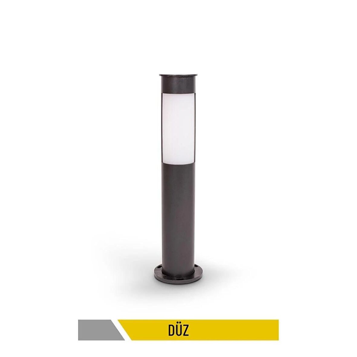 Düz Motifsiz Bollard Bahçe Aydınlatması