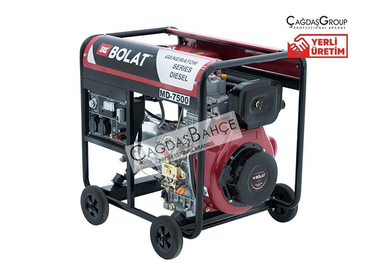 Bolat MD-7500 Dizel Marşlı Jenaratör 7.5 KWa Monofaze