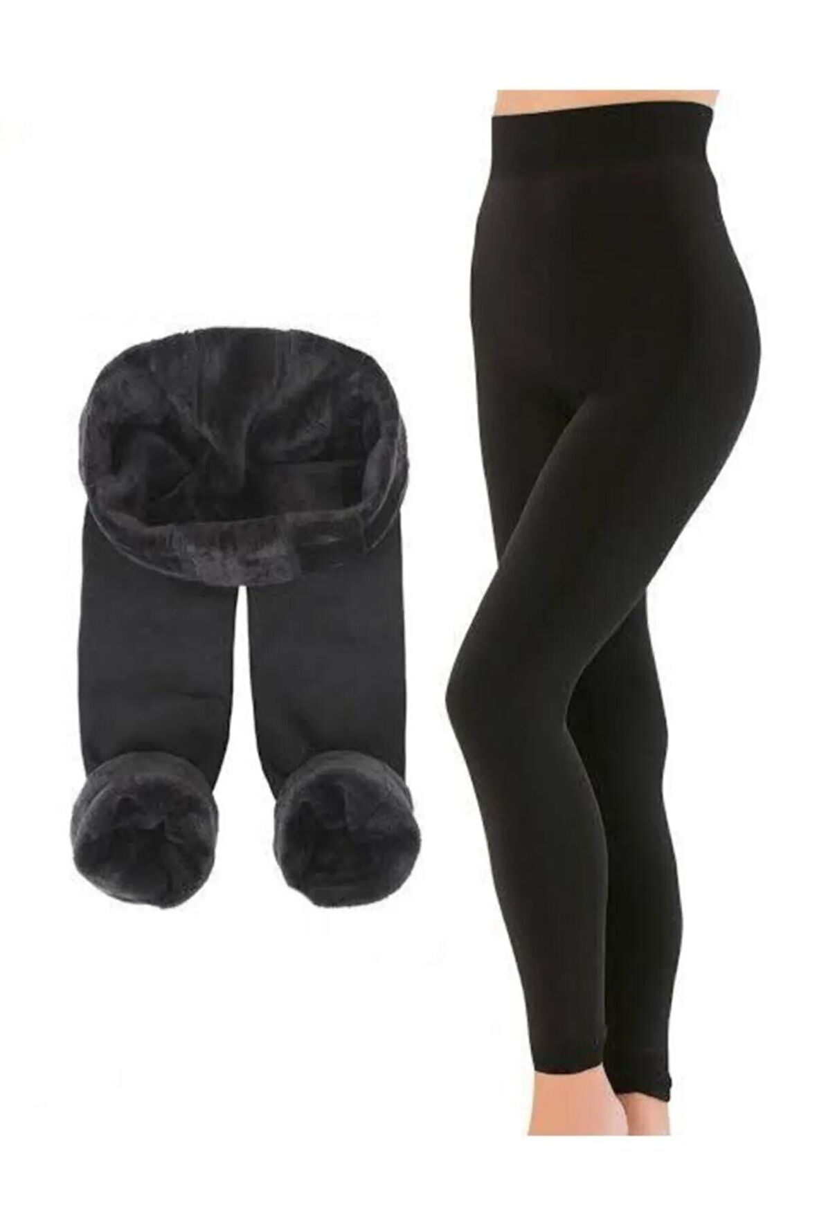 Peluş Içli Kışlık Tayt