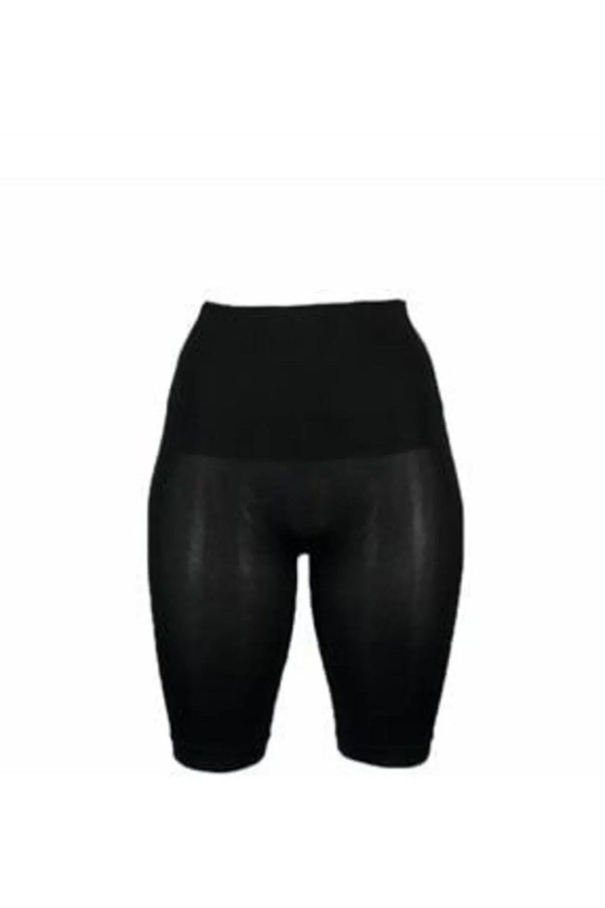 Kadın Siyah Toparlayıcı Paçalı Korse