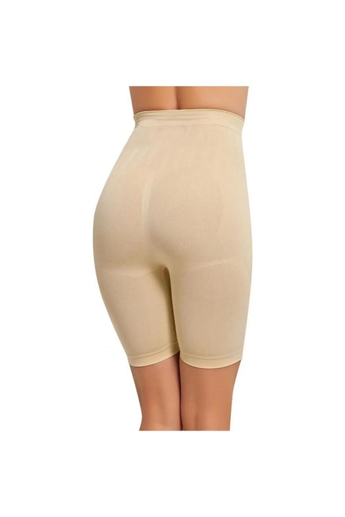 Kadın Ten Rengi Paçalı Basen Toparlayıcı Dikişsiz Korse