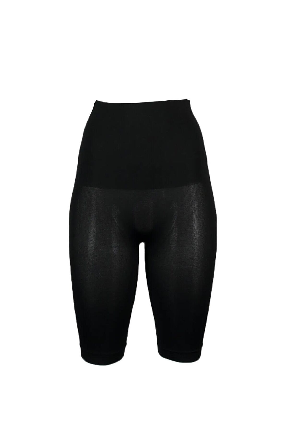 Kadın Siyah Yüksek Bel Uzun Paçalı Göbek Basen Korsesi 2460