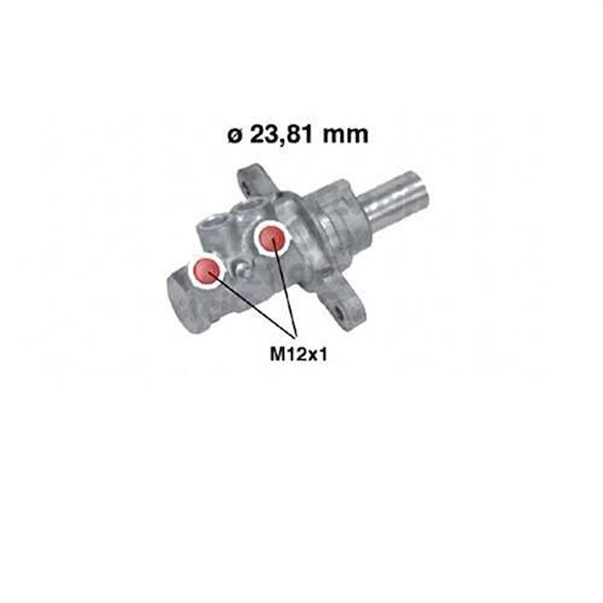 Bosch 0204123736 Fren Ana Merkezi C4 P307 308 1.4 16V 1.6 16V 2.0 16V 1.6HDI 2.0HDI ESP'li 23.81mm 4601.V1