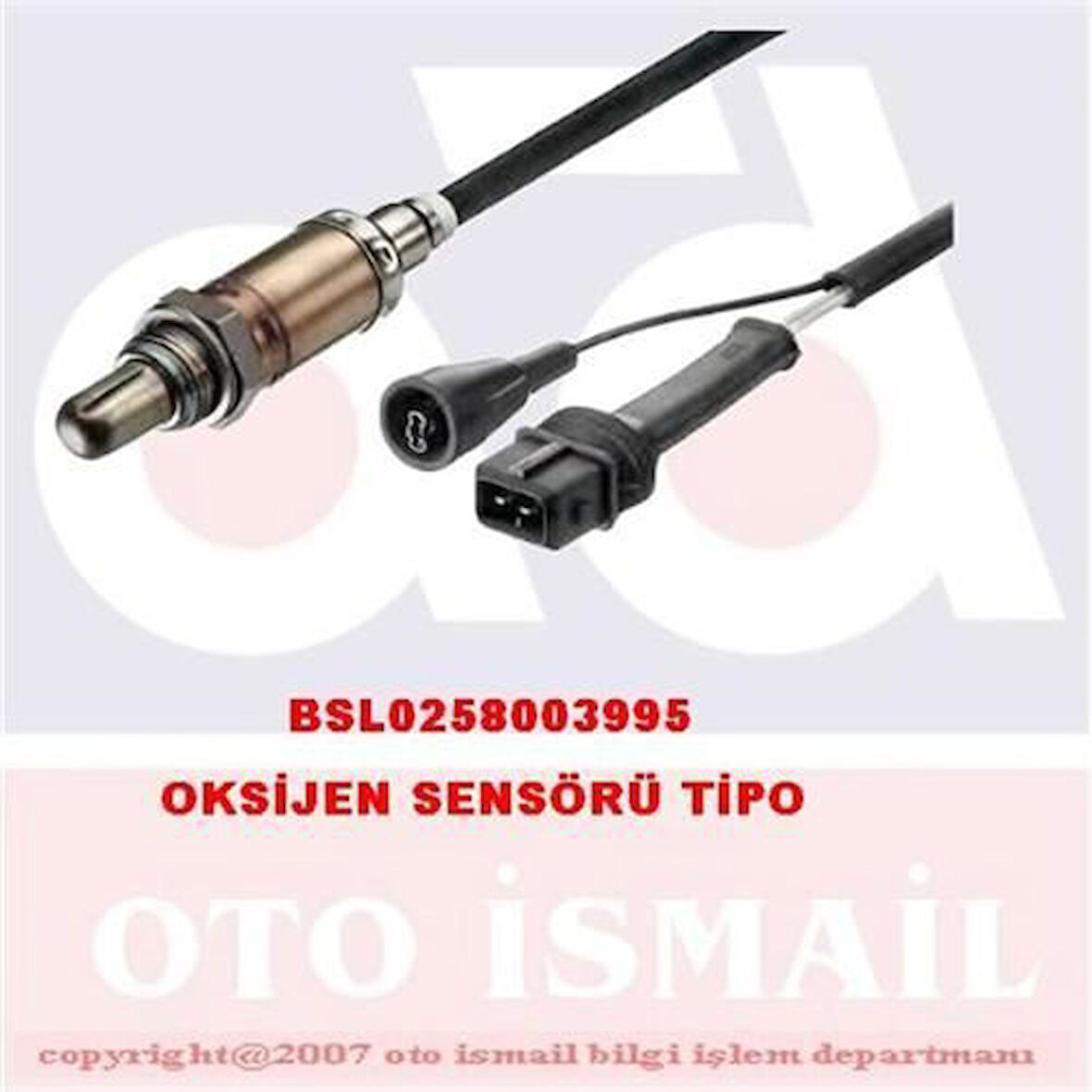 Bosch 0258003995 Oksijen Sensörü Tipo 7700854148
