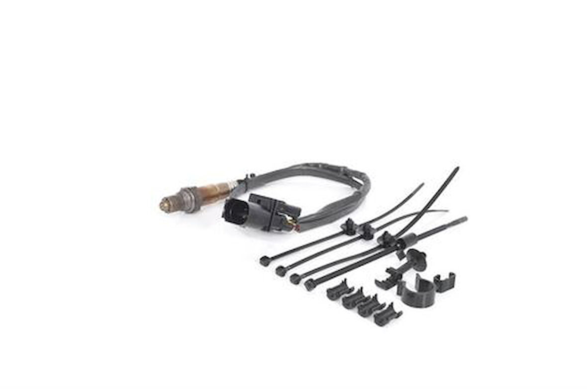 Bosch 258007355 Oksijen Sensöru Lambda Sondası 5 Kutuplu 780Mm Golf V Caddy III A2 Fabıa Octavıa 00>07