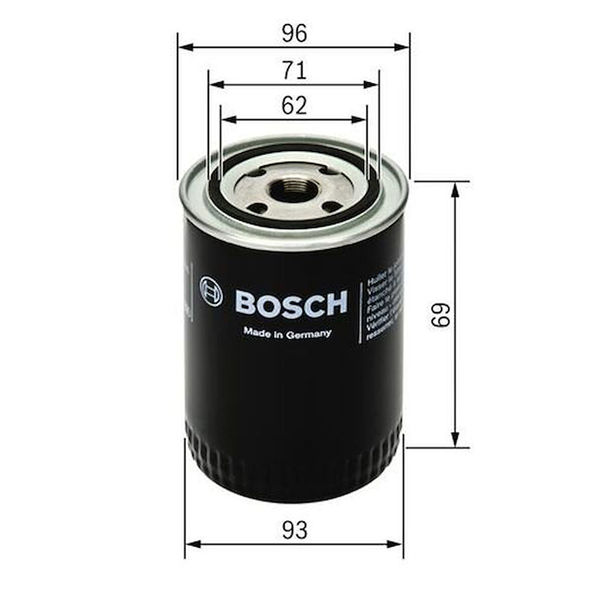 Bosch 451103274 Yağ Filtresi Lada Nıva-Samara