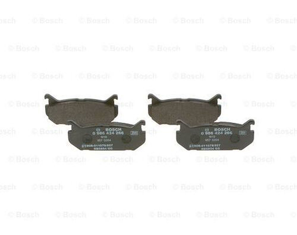 Bosch 0986424266 Disk Balata Arka WVA 21766-100X43.5X14mm G5Y52643Z