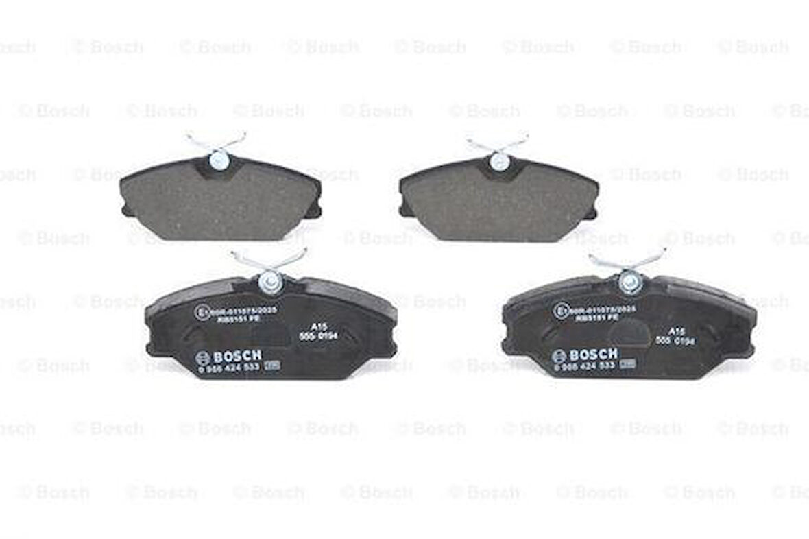 Bosch 0986424533 Ön Fren Balatası Laguna 95 3.01 Megane 99-Scenic 99 8.03 Logan 99-Safrane 96-Gdb1404 410607125R