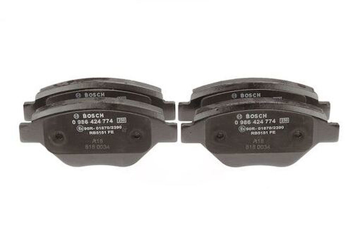Bosch 0986424774 Ön Fren Balatası Megane II 1.4 16V Sedan 11 02 Scenic II 1.4 06 03 410609192R