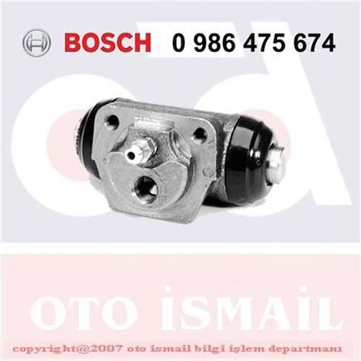 Bosch 0986475674 Fren Silindiri Nissan Micra 1.0L (92 02) 1.3I (95 98) 1.4L (00 02) 1.5D (98 02) 17.46mm 441005F600