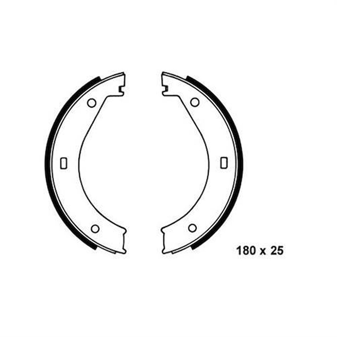 Bosch 0986487211 El Fren Balatası Pabuç BMW E31 E32 E34 E36 M3 E37 34211154926