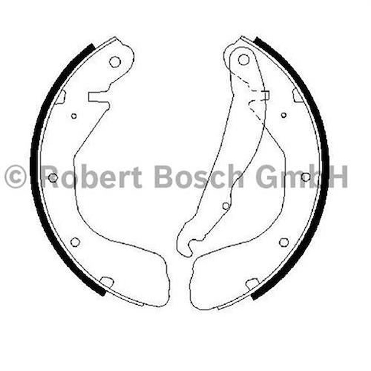 Bosch 0986487263 Arka Fren Balatası İnce Tip Corsa B Astra F 1605952
