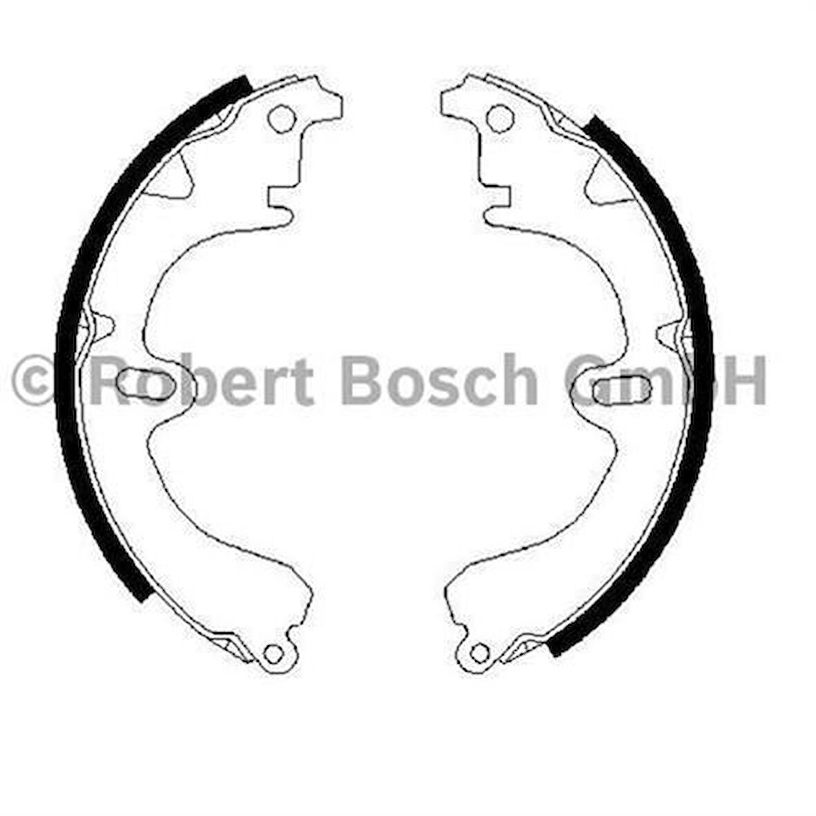 Bosch 0986487277 Arka Fren Balatası Pabuç Corolla 1988 2002 AE92 AE100 AE101 AE111 449512210
