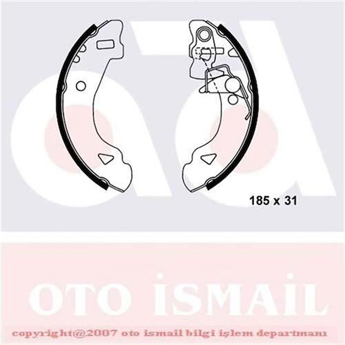 Bosch 0986487331 Arka Fren Balatası Pabuç Uno 70 Panda 77362291