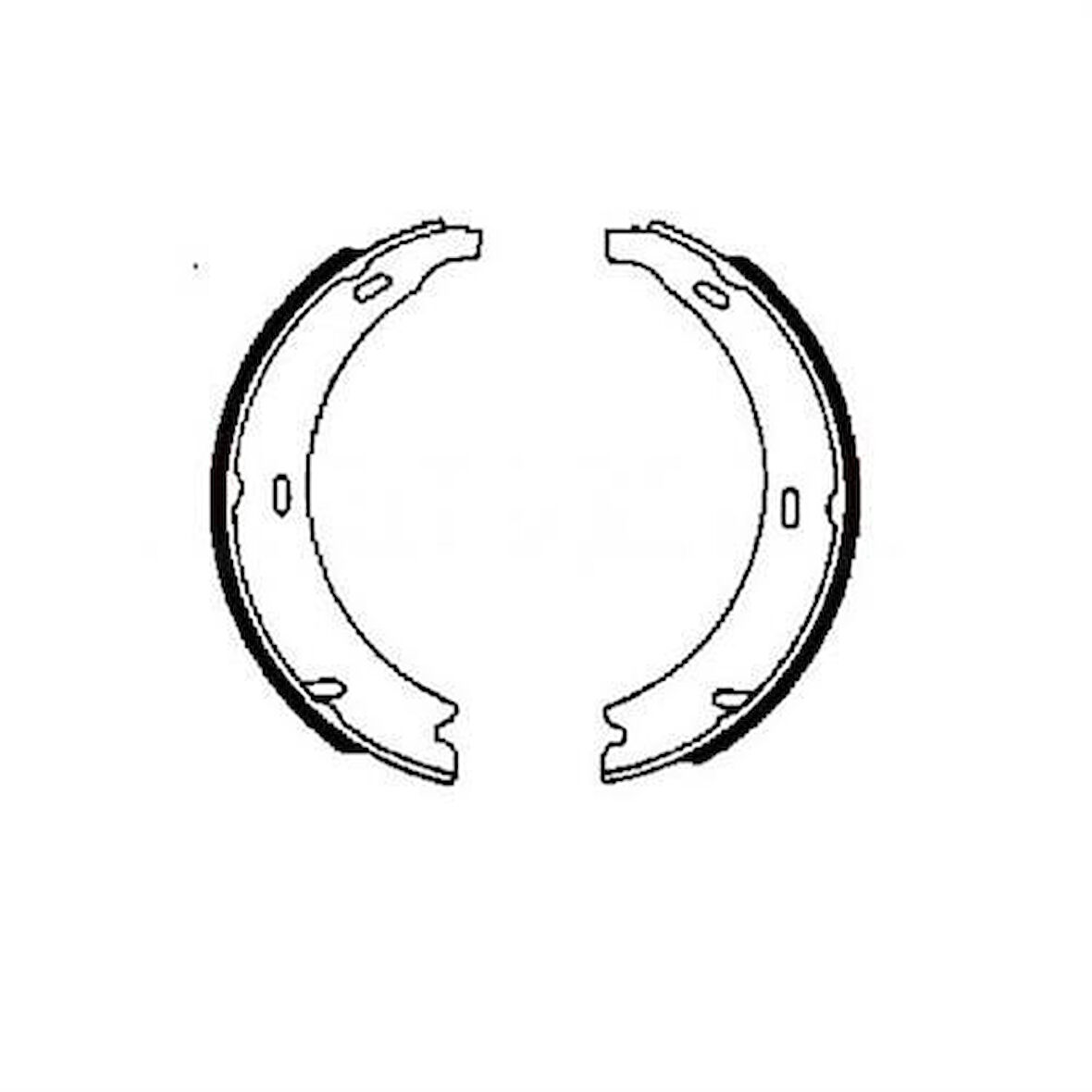 Bosch 0986487543 Fren Balatası Arka Park Freni Pabuçu W168 97-04 W169 04-12 W245 05-11 Vaneo 414 02-05 W203 00-07 C209 02-08 1244200520