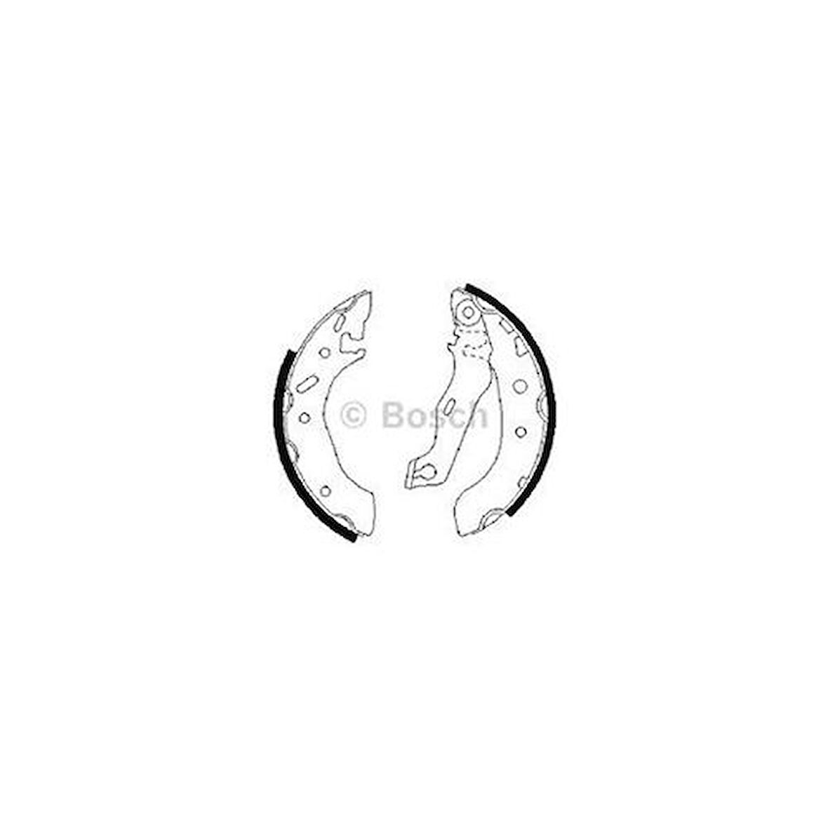 Bosch 986487553 Arka Fren Balatası Pabuc Escort Vıı 95>00 1.4 1.8Td 1.6 16V Fıesta IV 1.25 1.3 1.4 16V 95>02 Ford Ka 1.0 1.3 96>08 Mazda 121 II 96>02
