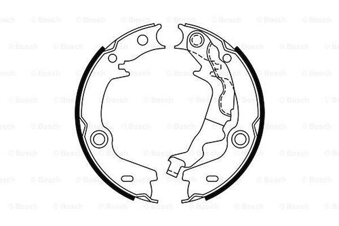 Bosch 0986487761 El Fren Balatası Hyundai Accent Era 06-Kia Rio 06-Kia Venga 06- 583501GA00