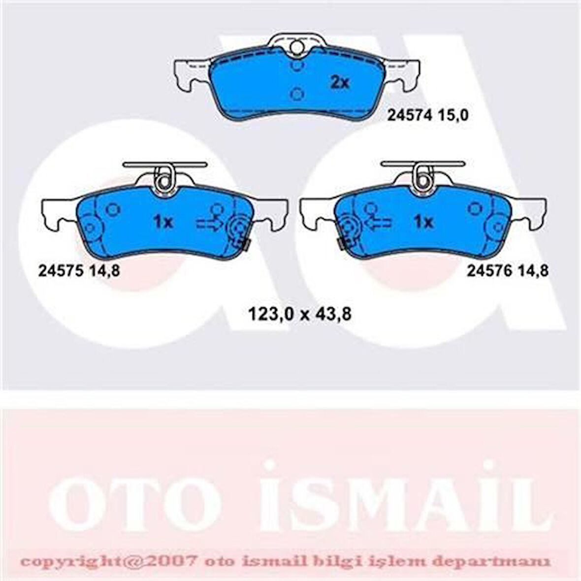 Bosch 0986494130 Arka Fren Balatası Honda Civic 2012-Toyota Yaris 2010- 044660D010