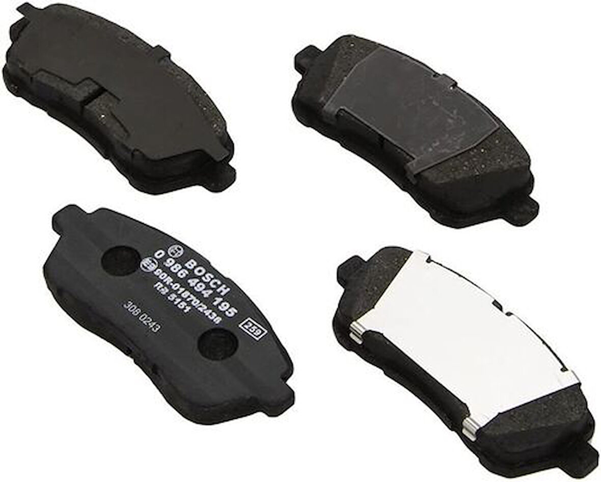 Bosch 0986494195 Disk Balata Fiesta 1.0 Ecoboost 08.2014-12.2017 Fiesta 1.0 Ecoboost 11.2012-12.2017 Fiesta 1.0 ME8V5J2K021AB