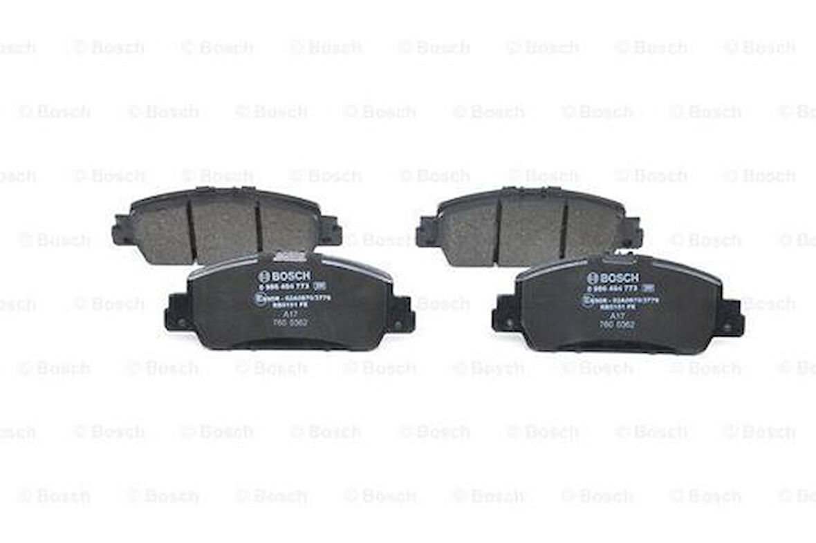 Bosch 0986494773 Ön Fren Balatası Honda Accord 2.0 2.4 2013-HRV 2015- 45022T8MG00