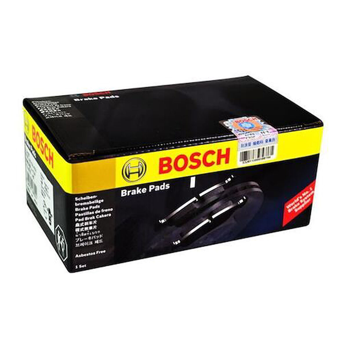 Bosch 0986494802 Fren Balatası Arka 500L 12-1.4 1.6D Multijet Egea 16- 77366595