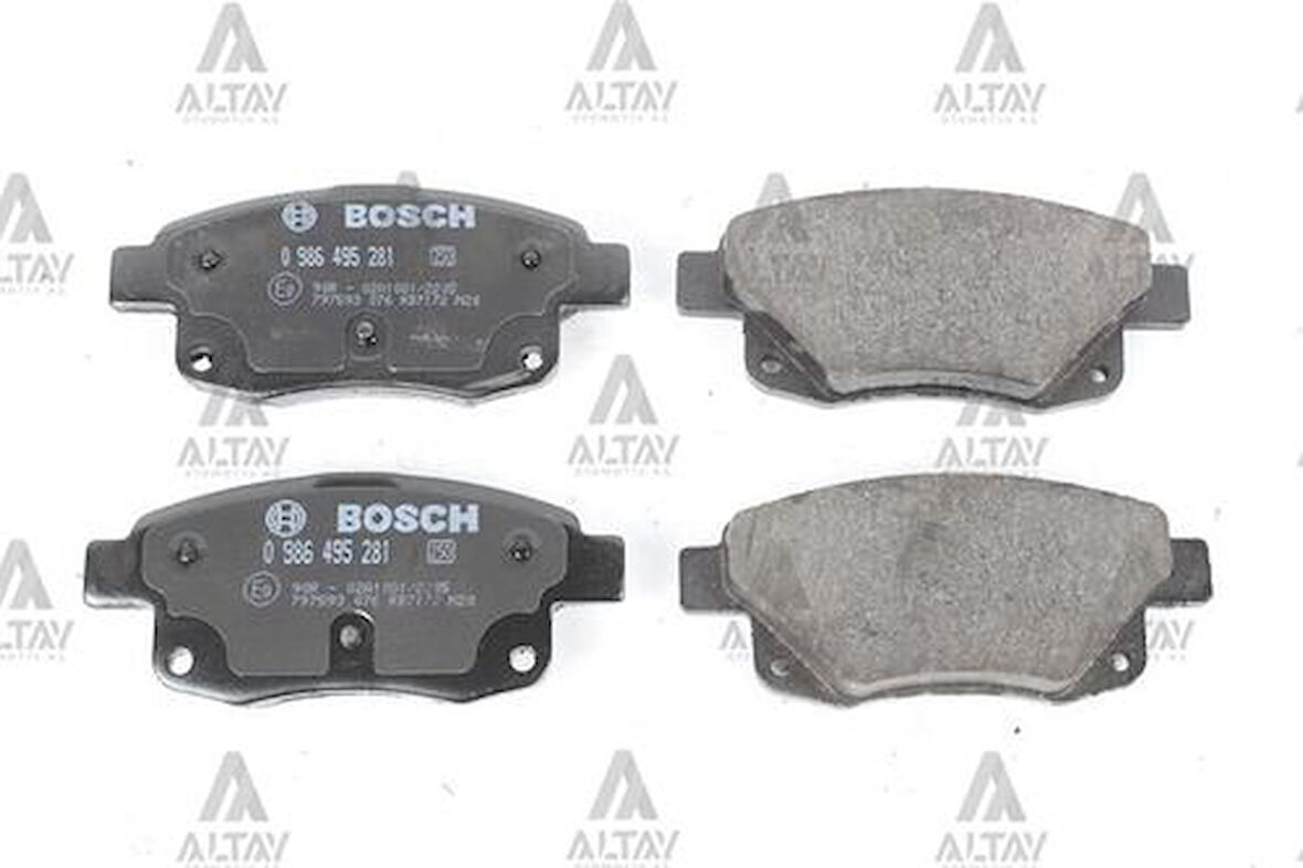Bosch 0986495281 Arka Fren Disk Balata Transit V347 06- 6C112M008AB