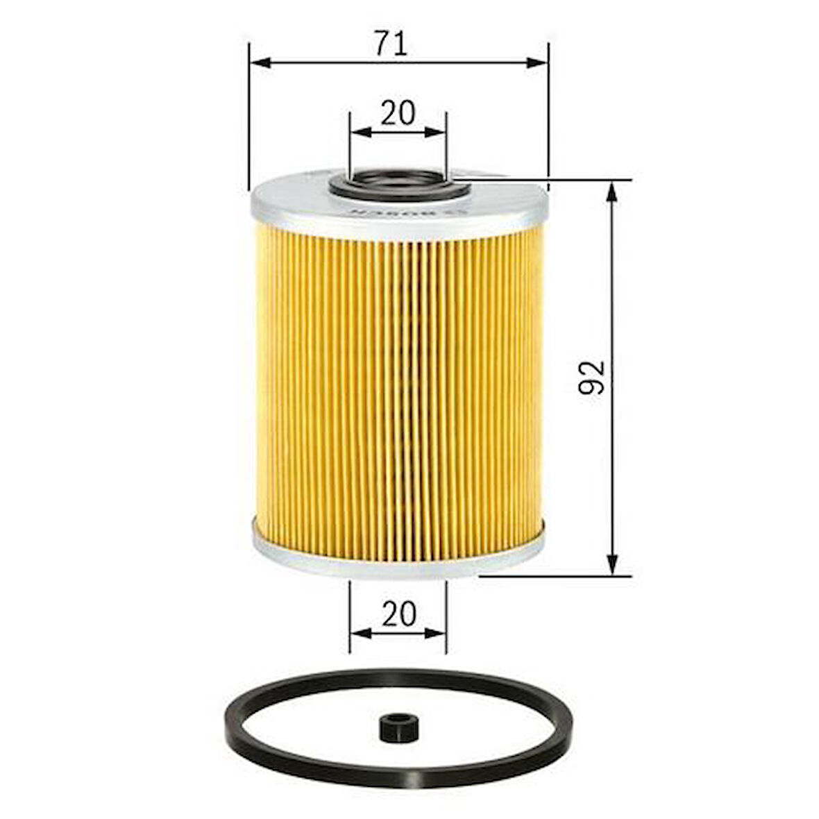 Bosch 1457429656 Mazot Filtresi Z13Dt Z13DTJ X20DTH Y20DTH Astra G Corsa C Vectra B Vectra C Omega B Frontera B 818531