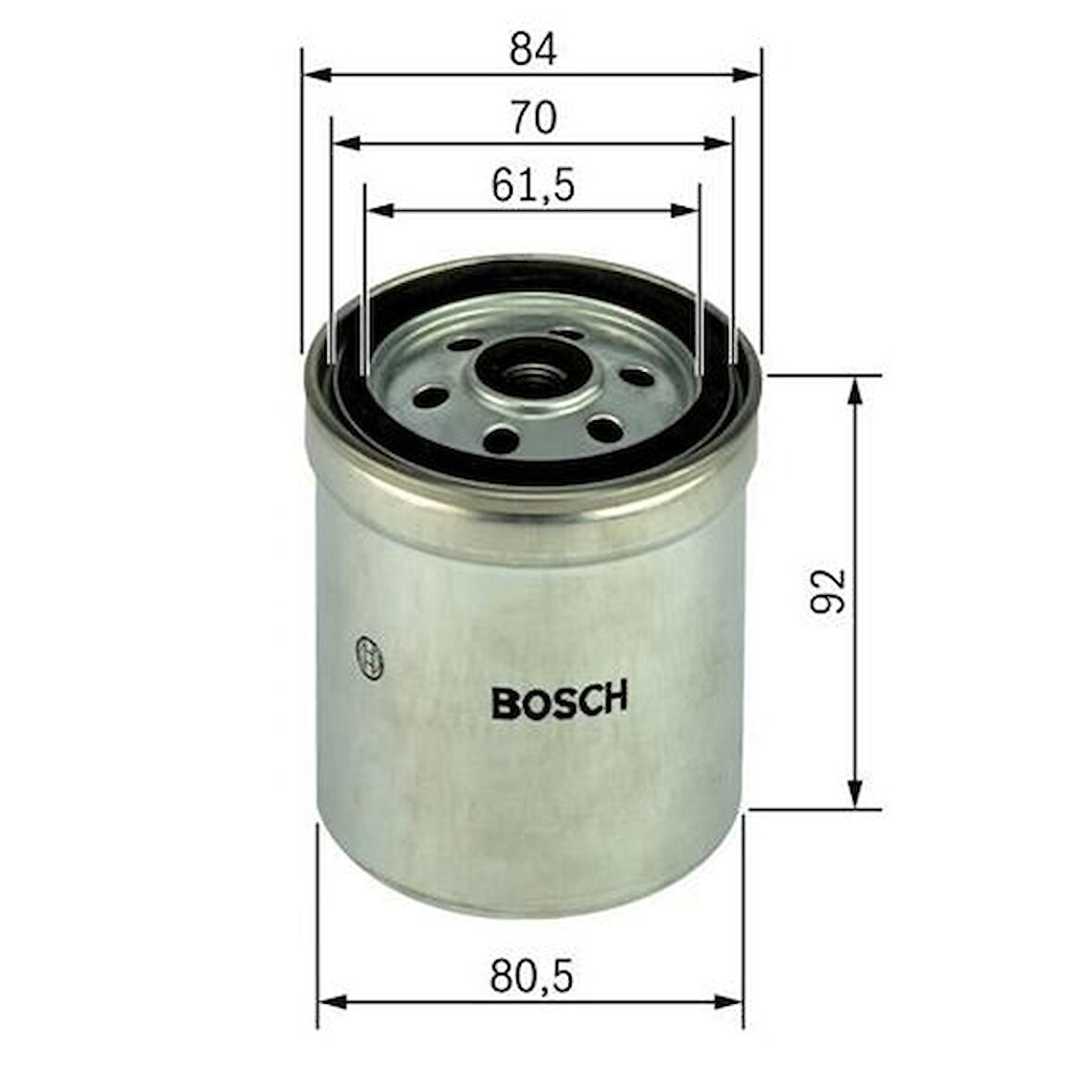 Bosch 1457434153 Yakıt Filtresi Mercedes OM615 OM616 OM617 W123 S123 C123 W460 929501