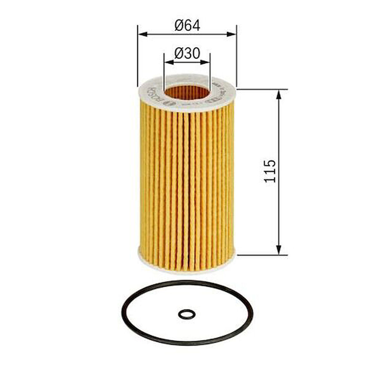 Bosch 1457437002 Yağ Filtre Elemanı Astra Classic 99>02 G Vectra B C Sıgnum 03>08 Frontera Sıntra 2.0 2.2 Dth 2.2 Dtı X20Dth Y20Dth Y22Dtr X22Dth