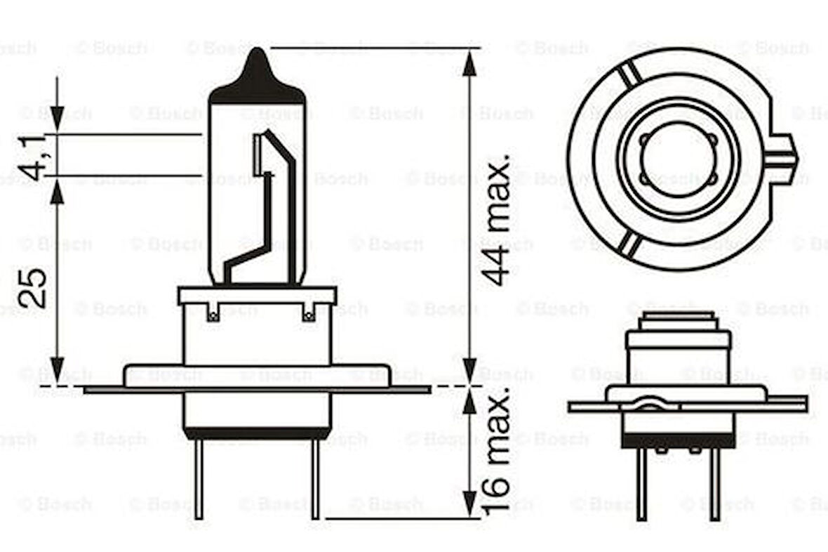 Bosch 1987302071 Far Ampulu Pure Light 12V H7 55 W Px26D H7 Px26D Vectra B-Corsa C-Astra H 1987302071