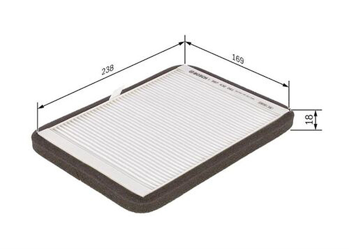 Bosch 1987432061 Polen Filtresi Megane I Tüm Modeller 7700424093