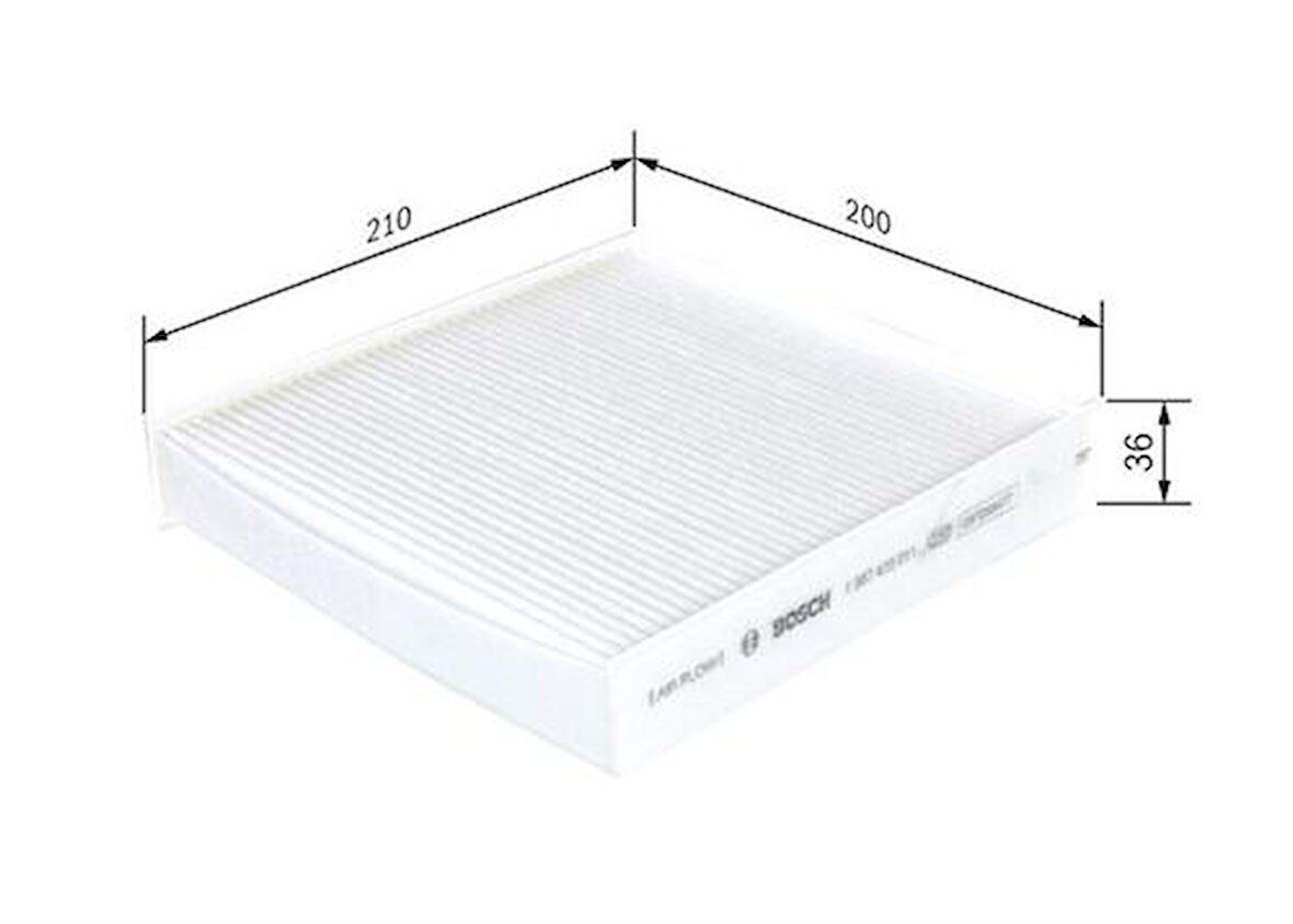 Bosch 1987435011 Polen Filtresi Clio IV Logan II Sandero II Symbol 0.9 1.2 1.4 272773016R