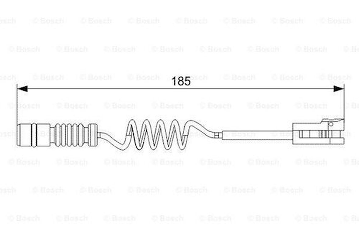 Bosch 1987473007 Fren Balata Fişi Kasa Ağırlığı 2800Kg Ön Arka Sprinter LT35 97-06 2D0919351A