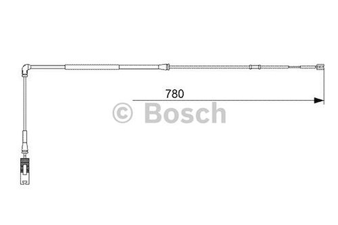 Bosch 1987473009 Balata Fişi Ön Range Rover 02-09 3.0-3.6-4.4-5.1 SEM000012