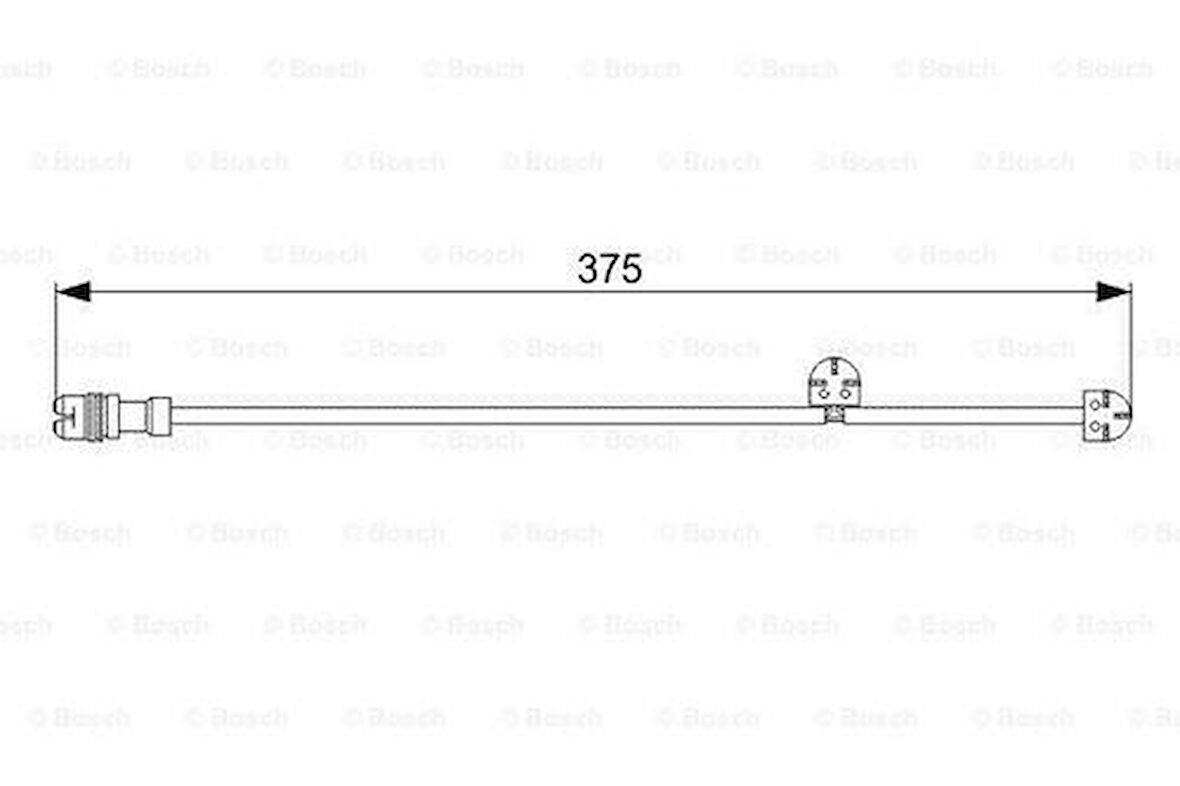Bosch 1987473024 Disk Balata İkaz Kablosu Ön 375mm 99761275900