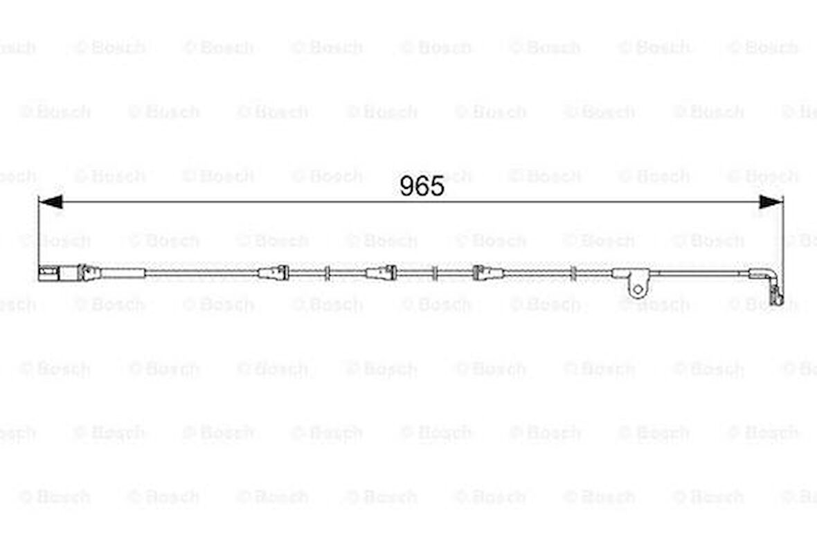 Bosch 1987473027 Balata Fişi Ön BMW X5 E70 X6 E71 E71 34356789501