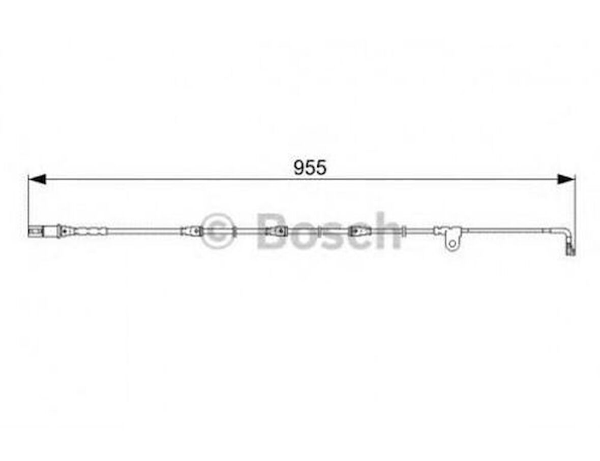 Bosch 1987473028 Ön Balata Fişi İkaz Kablosu BMW X5 07-08 X6 07-14 34356789502