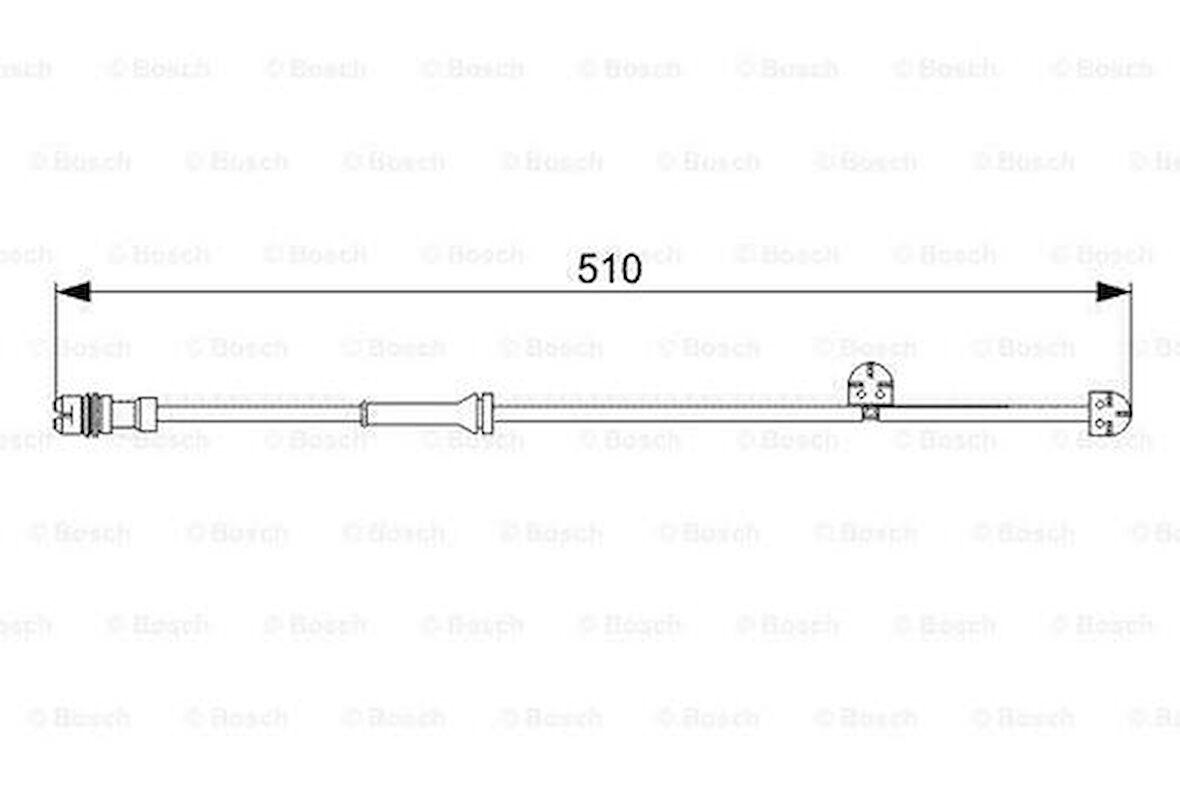 Bosch 1987473029 Disk Balata İkaz Kablosu 510mm 98761267601