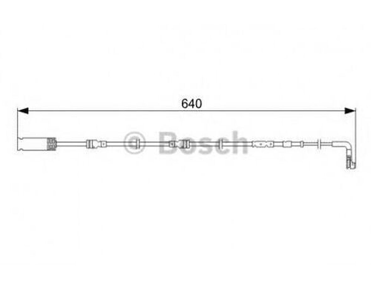 Bosch 1987473045 Balata Fişi Ön BMW E81 E88 E87 E90 E91 E92 E92 58101-M1A00