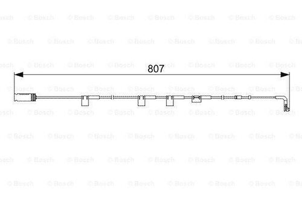 Bosch 1987473058 Disk Balata İkaz Kablosu 34356773017