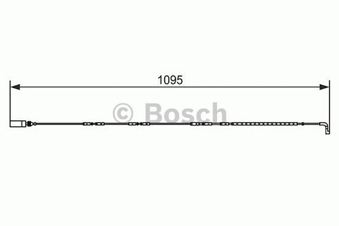 Bosch 1987473069 Balata Fişi Arka BMW E81 E87 E90 E91 E92 E93 09-05 34356789445