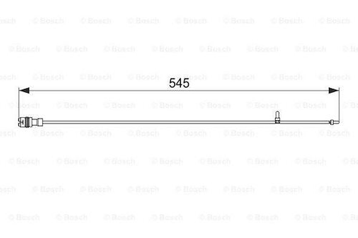 Bosch 1987474561 Disk Balata İkaz Kablosu 545mm 