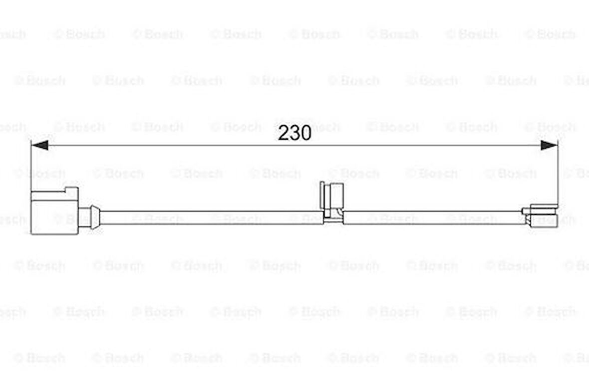 Bosch 1987474569 Disk Balata İkaz Kablosu 7L0907637B